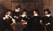 HALS, Frans Regents of the St Elizabeth Hospital of Haarlem Norge oil painting reproduction